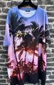 UltraRare & Great Balmain SS18 Palm Tree Print t -Shirt 3XL