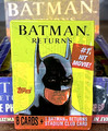 1991 TOPPS BATMAN RETURNS Hit Movie 🍿 PACK 8 Cards + 1 STADIUM CLUB Card OVP DC