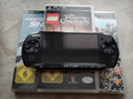 PlayStation Portable PSP 3004 Handheld inkl. 3 Spielen | Schwarz