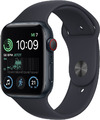 Apple Watch SE (2.Gen) GPS + Cellular 40mm Mitternacht S/M Smartwatch - WIE NEU