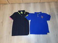 U.S. POLO ASSN. Poloshirt 2 Stück schwarz + blau Gr. 14 -16  Gr. L  Jungen *TOP