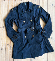 Zara Kids Trenchcoat Gr. 128 marine blau klassisch