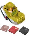 Baby Einschlagdecke mit Namen bestickt Babyschale Babydecke Maxi Cosi Autositz