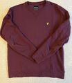 Lyle & Scott Sweatshirt Weinrot Gr. L