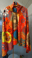 Mehrfarbig gemusteter Damen-Poncho Unigröße von Ipanima
