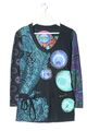 DESIGUAL Longsleeve Damen Gr. DE 36 schwarz-lila-blau Casual-Look