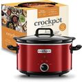 Crock-Pot Schongarer Slow Cooker 3,5L 2 Temperatureinstellungen Rot NEU OVP