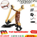 Profi STEINSCHLEUDER Zwille Sports Schleuder Slingshot Ersatzgummi Wild Jagd DE