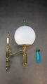 1 von 2 Massiv Messing Wandlampe Wandleuchte Vintage Flurlampe 70er Jahre Lampe