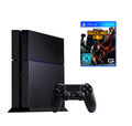 PS4 - Konsole 500GB #schwarz + inFamous: Second Son + Original Pad Top Zustand