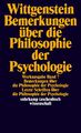 Ludwig Wittgenstein | Bemerkungen über die Philosophie der Psychologie | Buch