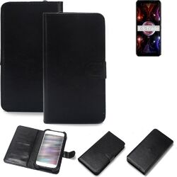 Handy Hülle Wallet Case für Asus ROG Phone 5s Pro Handy Schutzhülle schwarz