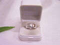 SILBERRING / BANDRING / DAMENRING: 925 SILBER RING: MASSIV: GR.: 55 / 17,5