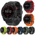 Quick Fit Silikon Armband für Garmin Fenix 7/7X 6/6X Pro 5/5X Plus 3 HR Epix Pro