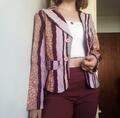 Blazer S 36 Damen Mädchen Luxus Blazer Jacket Jacke Made Italy Aktuell Frühling 