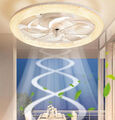 LED Deckenventilator mit Beleuchtung Licht Deckenleuchte Deckenlampe Wohnzimmer