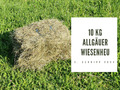 10 kg Heu 2.Schnitt 2024, Allgäuer Wiesenheu, Heuballen, Futter, Ballen, Grummet