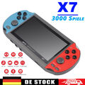 X7 Handheld Spielkonsole 3000+ Spiele MP5 4.3" Kinder Video Retro Game Consoles