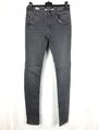 Mavi Damen Jeans Adriana Mid-Rise, Super Skinny Grau Super Shape W27 L32