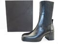 Miista JUDY Stiefel Stiefeletten Chelsea Boots Schuhe Leder Schwarz Damen Gr.39