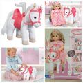 ZAPF CREATION Baby Annabell Little Sweet Pony, Pferd (Weiß ) Mit Sound-Effekten