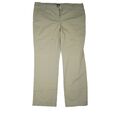 ESPRIT Damen Stretch Hose Stoff Chino Straight paris hip fit 42 W34 L30 XL khaki