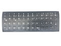 DEUTSCHE Tastatur Aufkleber DEUTSCH - 1,4 cm x 1,4 cm für Medion Akoya P8613