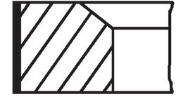 Kolbenringsatz MAHLE 002 19 N0 für W126 S124 PUCH SL KLASSE MERCEDES C124 W124