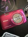 Nikon COOLPIX S3100 14.0MP Compact Digital Kamera Sehr gut - Pink ✅  #198