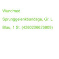 Wundmed Sprunggelenkbandage 04-004l, Gr. L Blau, 1 St. (4260206626909)