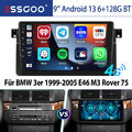 Android 13 Apple Carplay Autoradio GPS DSP 128G Für BMW 3er E46 M3 Rover 75 MGZT