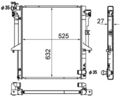 Motorkühler Wasserkühler BEHR MAHLE CR 1880 000S für TRITON MITSUBISHI L200 KA4T