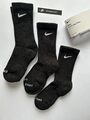 Nike Everyday Plus gepolsterte Baumwollsocken klein 3 Paar Kinder Frau Junior Kind