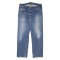 Lee Herrenjeans blau normal gerade Steinwäsche W34 L28