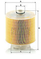 ORIGINAL MANN-FILTER LUFTFILTERELEMENT AUDI C 17 137/1 x