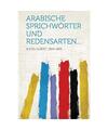 Arabische Sprichworter Und Redensarten...