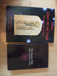 The Satanic Bible Englisch und Liber al Vel legis von Aleister Crowley