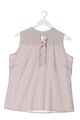 COMMA ärmellose Bluse Damen Gr. DE 40 pink Casual-Look