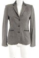 ZARA WOMAN Jerseyblazer Damen Gr. DE 36 hellgrau-schwarz Business-Look