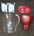 Brita Wasserfilter, ROT, Tischwasserfilter incl 2 Kartuschen