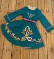 Rare Vintage Child’s Irish Dancing Dress Costume Embroidered Traditional 4-5 Y