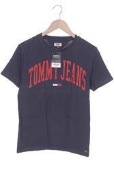 Tommy Jeans T-Shirt Damen Shirt Kurzärmliges Oberteil Gr. XS Baumwol... #h4r4hns