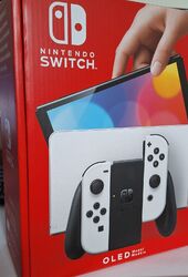 Nintendo Switch OLED-Modell HEG-001 64GB Handheld-Spielekonsole - Weiß