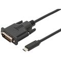 DIGITUS USB C Adapterkabel Typ C -DVI St/St 2.0m, sw AK-300332-020-S (4016032451