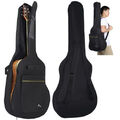 Gitarrentasche Gigbag Akustikgitarre Case Rucksackfunktion Gurte schwarz 40/41"