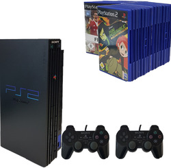 PS2 Sony Playstation 2 Konsole + HDMI-Adapter mit Controller, Spiele zur Auswahl