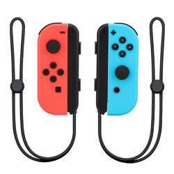 2er-Set Controller für Nintendo Switch Joy Con L & R NeonPurple & NeonOrange DHL