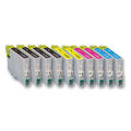 10 Druckerpatronen Tinte für EPSON Stylus B40W BX300F BX310FN BX600FW BX610FW