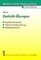 Statistik-Übungen von Bourier, Günther | Buch | Zustand sehr gut