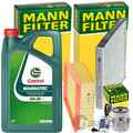 MANN INSPEKTIONSKIT+CASTROL 5W-20 ÖL passend für 1.0-1.1 ECOBOOST FORD FIESTA 7